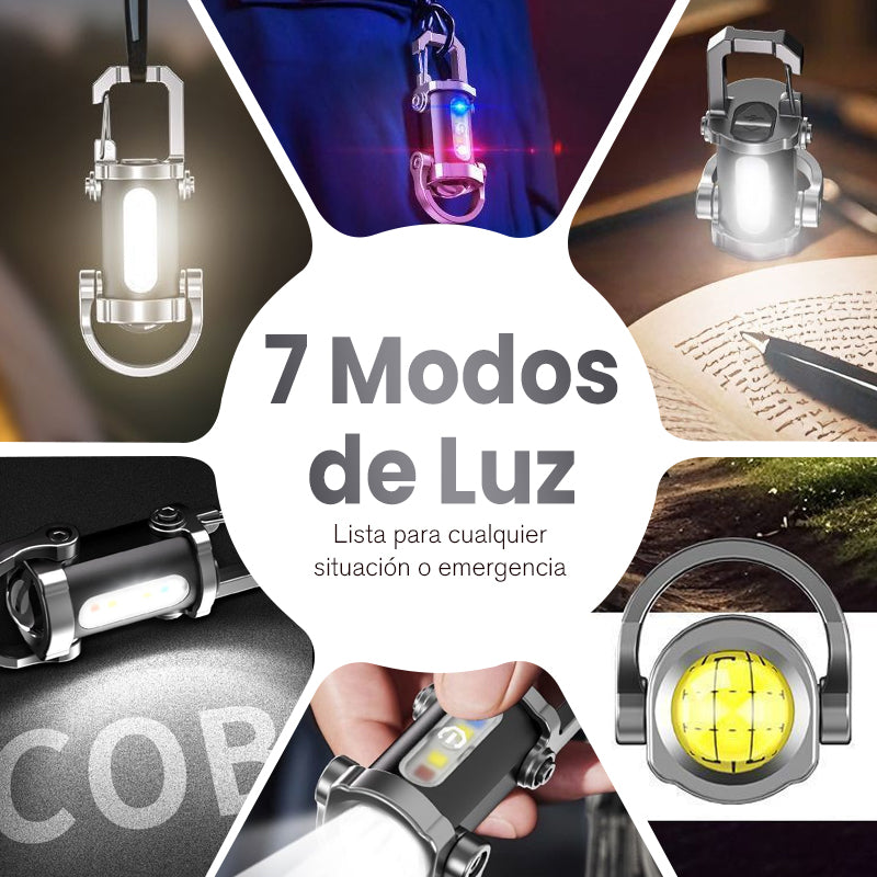 Rechargeable LED & COB Keychain Flashlight — Make it part of your routine