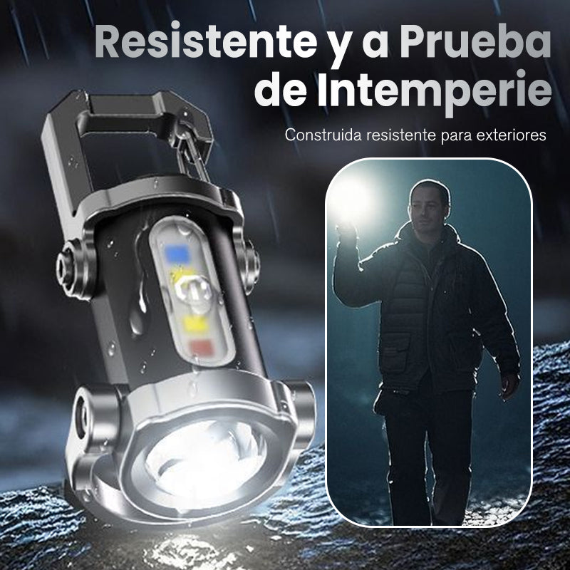 Rechargeable LED & COB Keychain Flashlight — A little light that stays within reach.