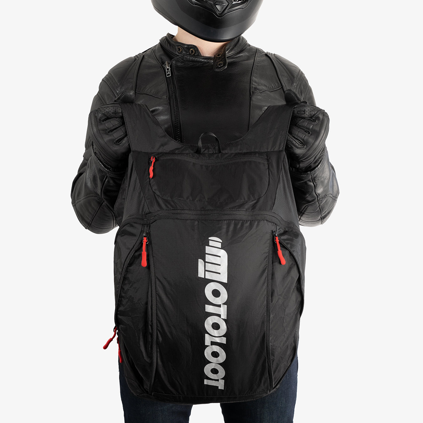 Foldable Motorcycle Backpack — Ready for first use