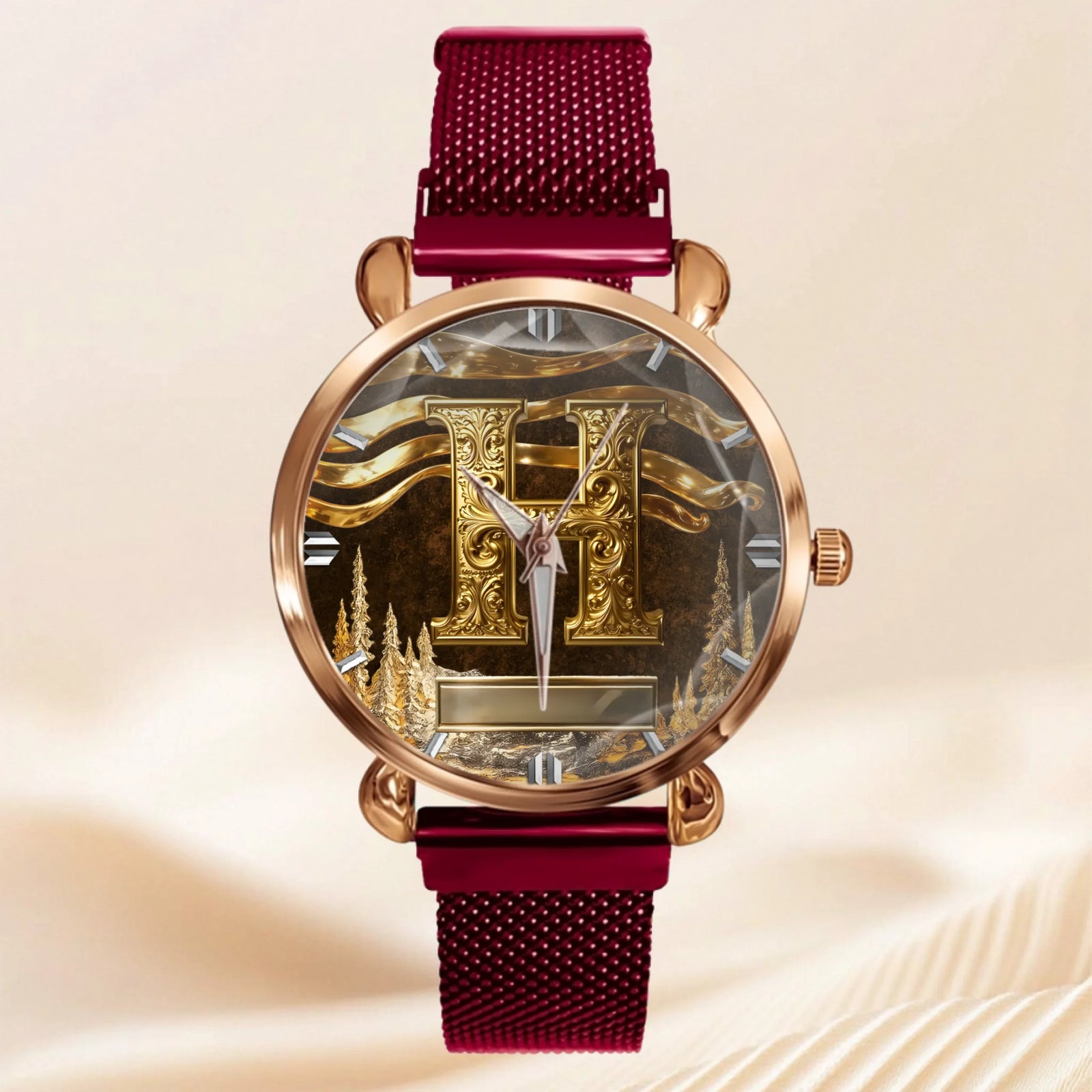 Personalized Metal-Look Dial Watch — Choose your next upgrade