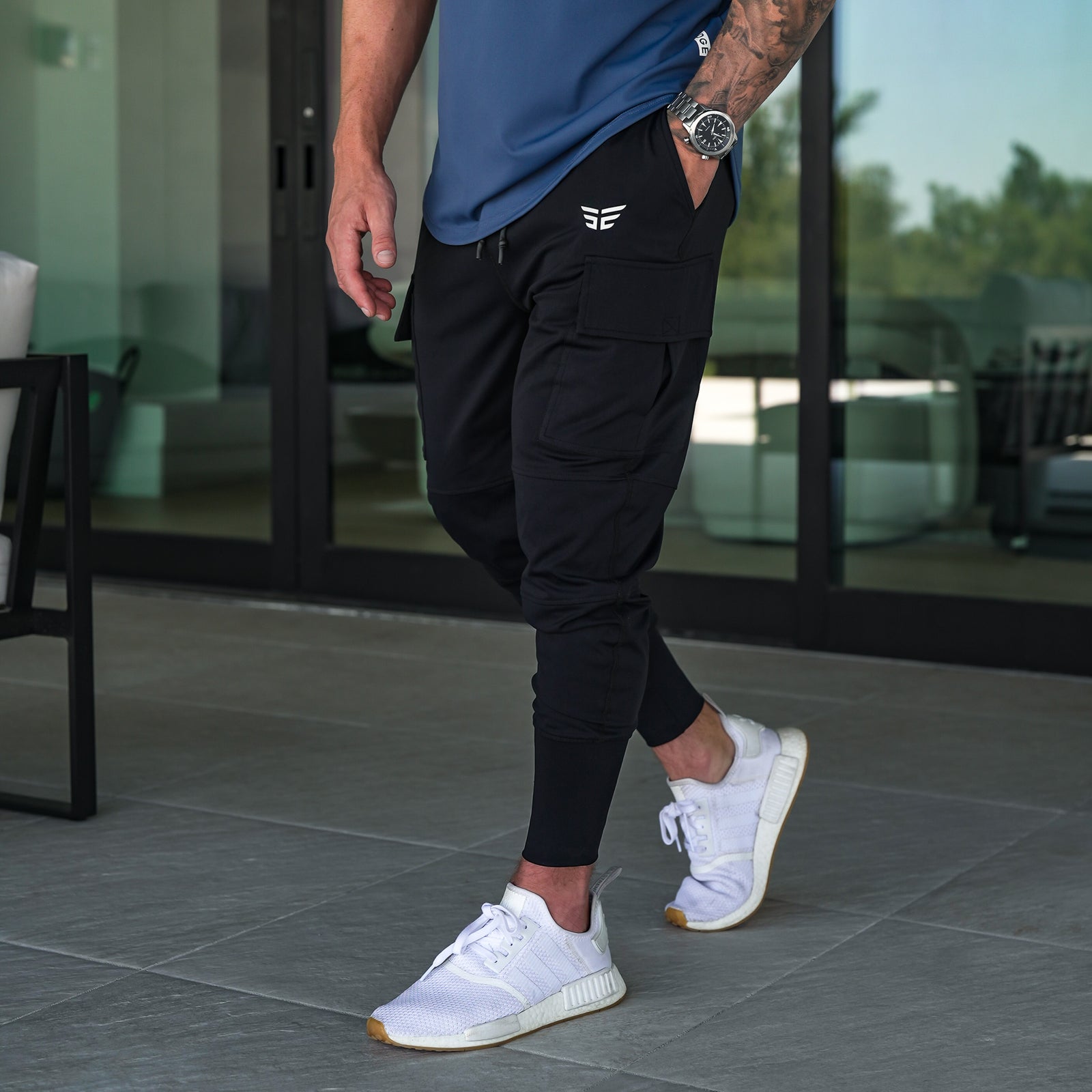 Performance Tech Joggers — Black — Secure ankle cuffs