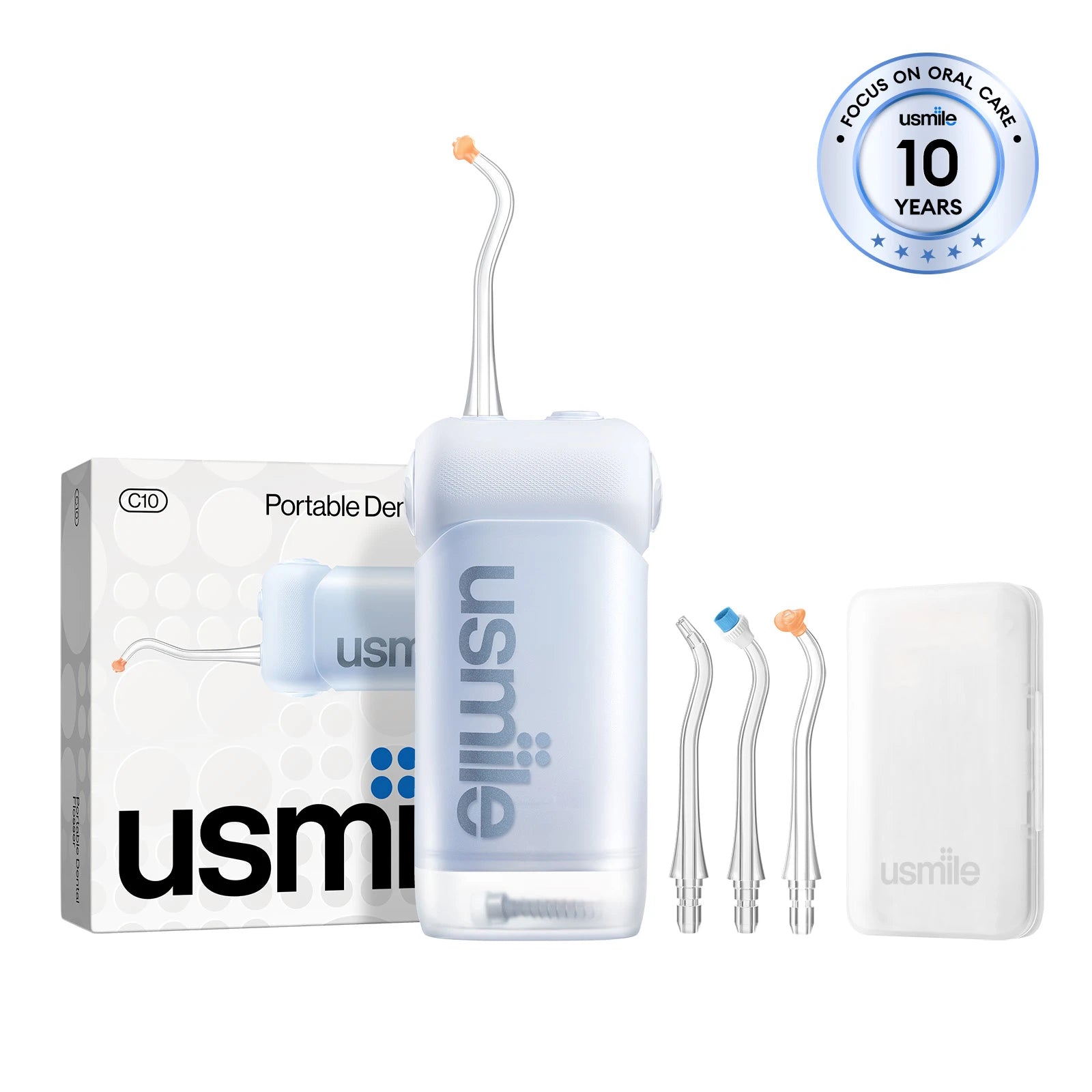 usmile C10 Portable Water Flosser — Make room for your daily oral-care routine.