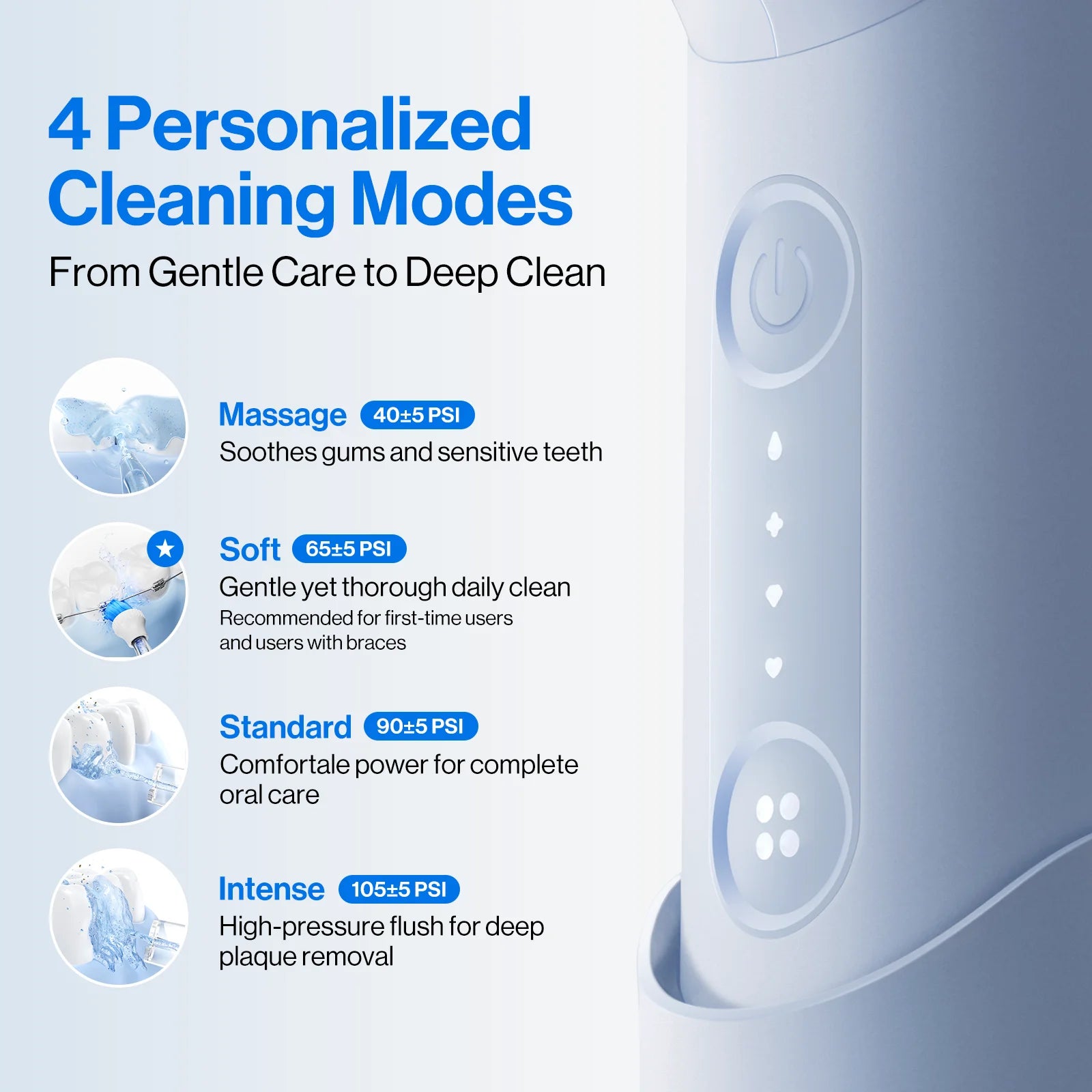 usmile C10 Portable Water Flosser — Ready for first use