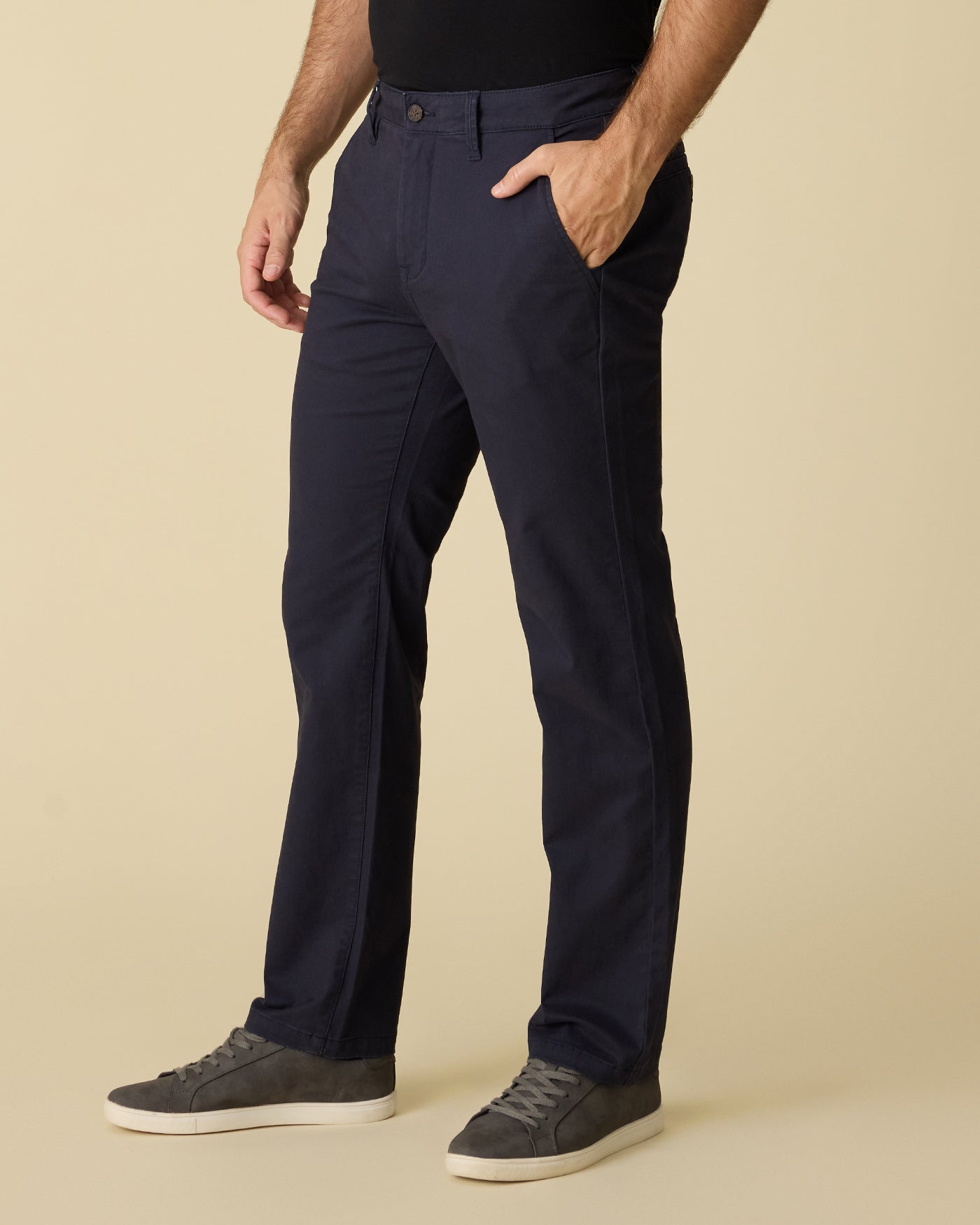 Castleton Stretch Chino — Nashville Straight — A straight fit with room to move.