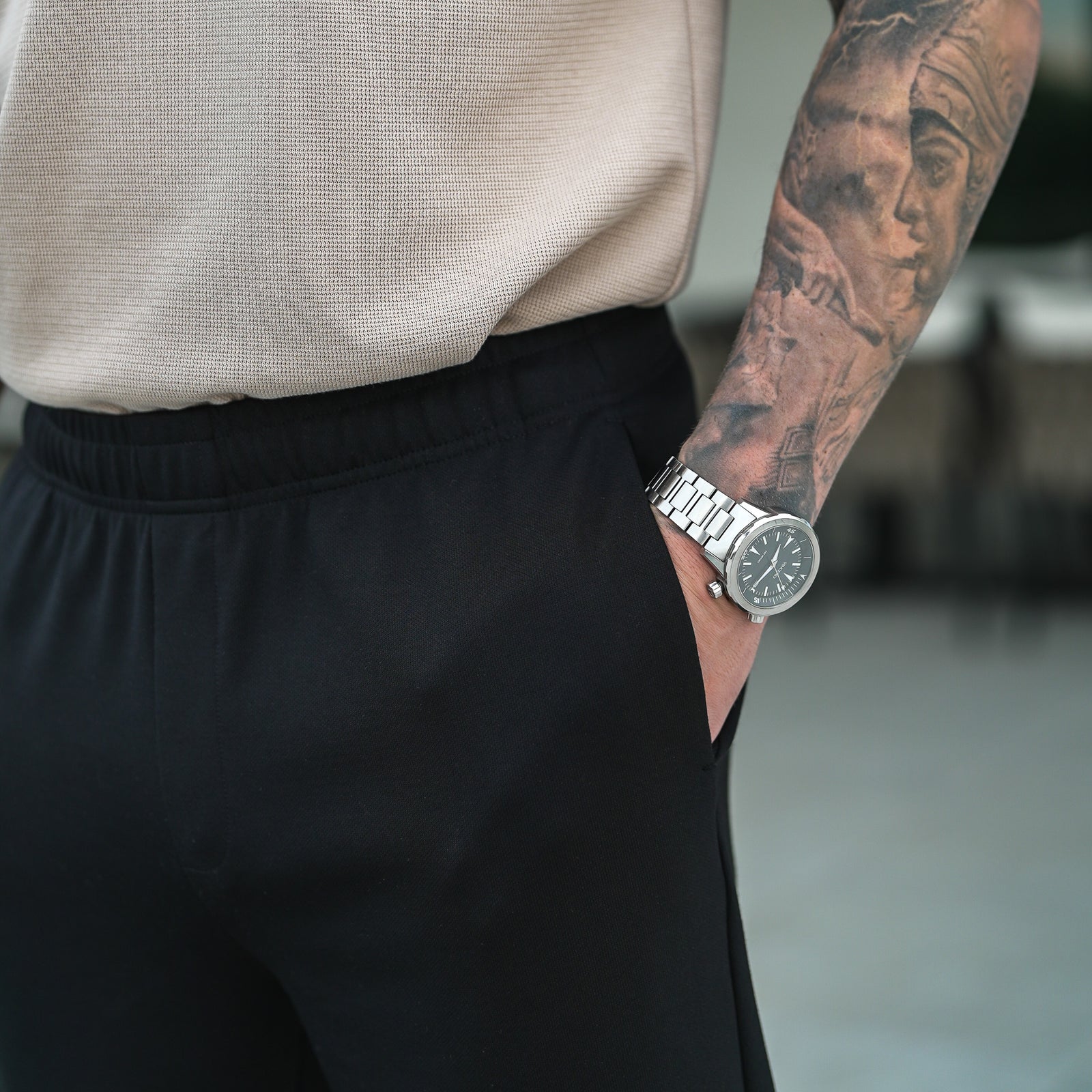 Casual Chinos V2 — Black — The details that make the difference