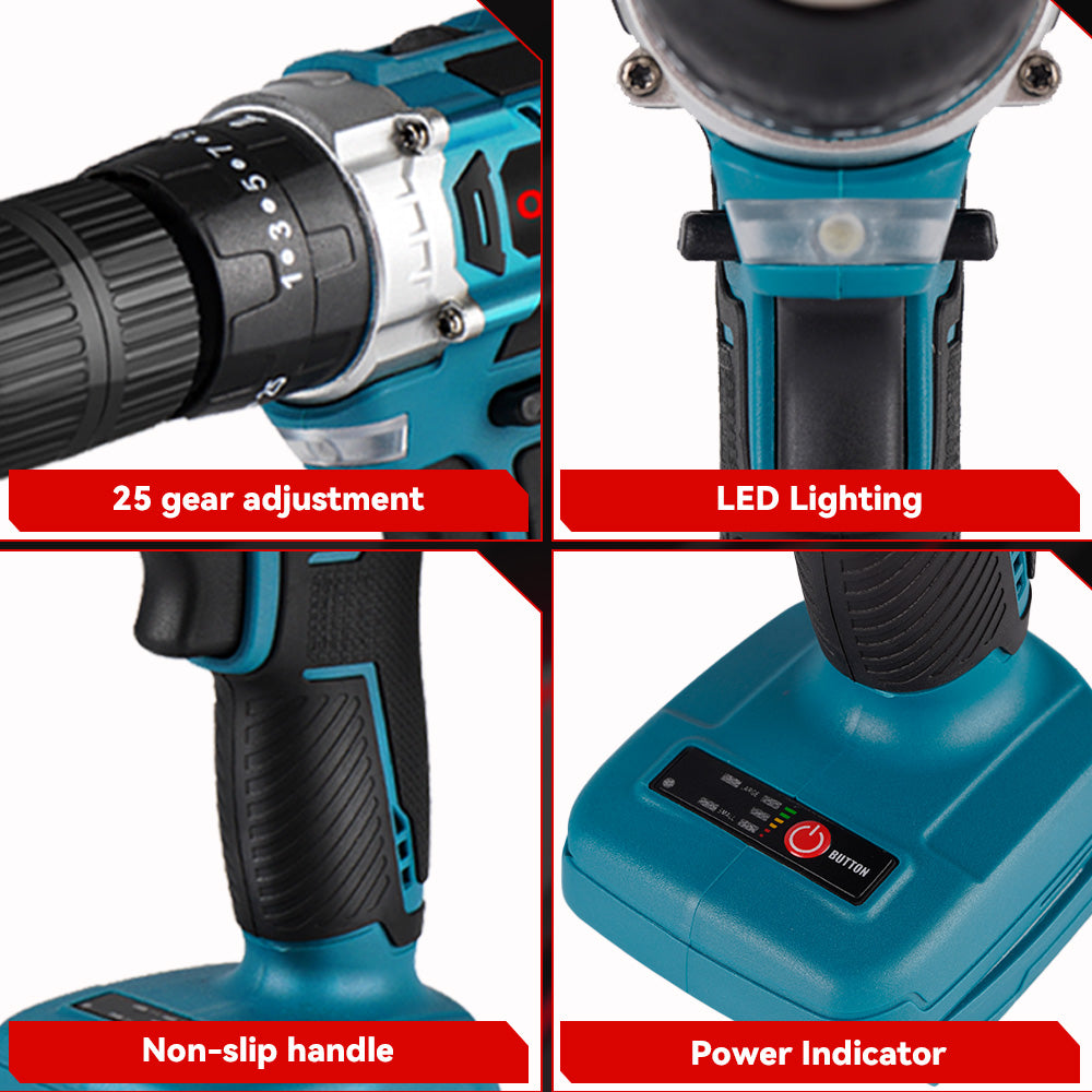 ONEVAN 54 N·m Brushless Cordless Impact Drill — Ready for first use